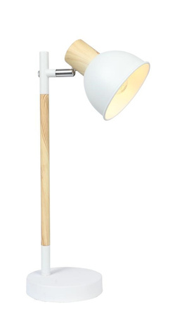 BONDO LAMPA GABINETOWA 1X40W E14 BIAŁO DREWNIANY